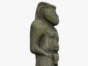 ancient statue 3D Model