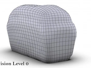 빵 3D 모델