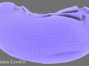 a piece of rye bread 3Dモデル