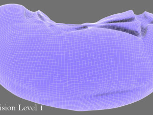 a piece of rye bread 3Dモデル
