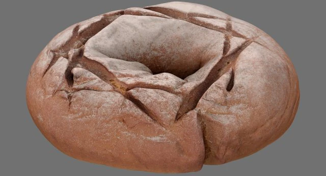 rye bread model 3D Model .c4d .max .obj .3ds .fbx .stl .blend 