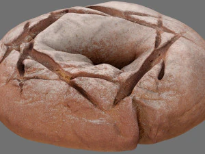 modello di pane di segale Modello 3D