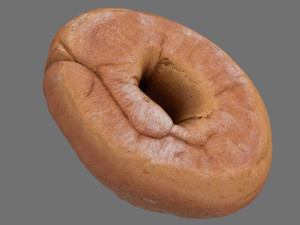 rye bread model Modelo 3D