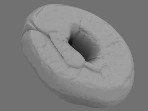 rye bread model Modelo 3D