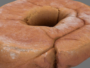 rye bread model Modelo 3D