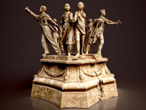 soviet monument Model 3D