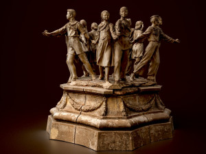 soviet monument Model 3D