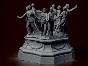 soviet monument Model 3D