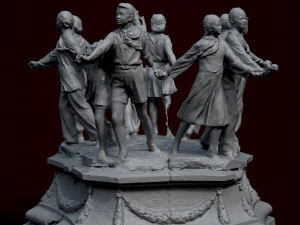 소련 기념물 3D 모델