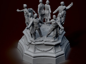 soviet monument Model 3D