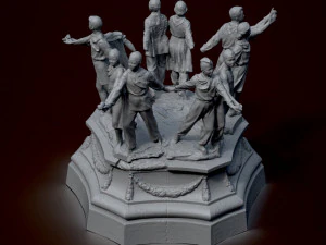 소련 기념물 3D 모델