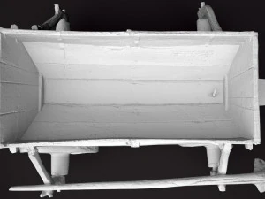 old wooden cart 3D Model