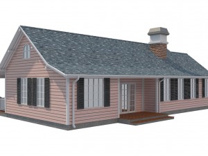 family house 3 3D Model