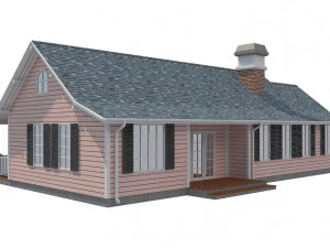 family house 3 3D Model
