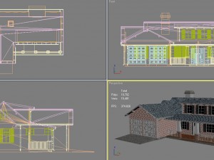 family house 3 3D Model