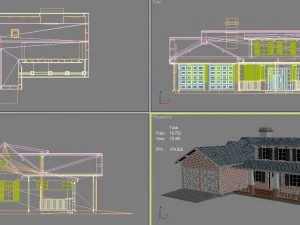 family house 3 3D Model