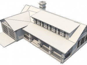 family house 3 3D Model
