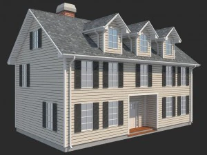 family house1 3D Model