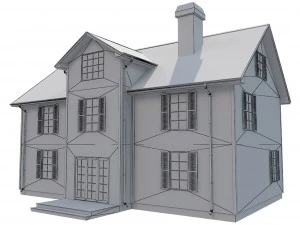 family house1 3D Model