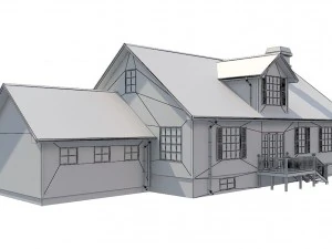 family house4 3D Model