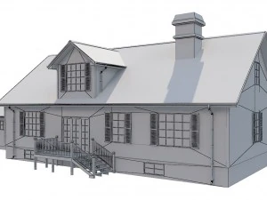 family house4 3D Model
