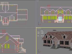 family house4 Modelo 3D