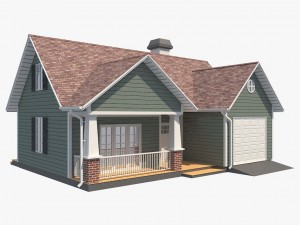 family house5 3D मॉडल