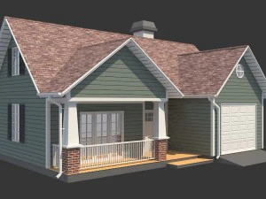 family house5 3D Model
