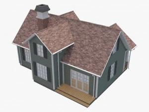 family house5 3D Model