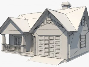 family house5 3D Model