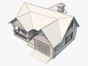 family house5 3D Model