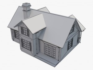 family house5 3Dモデル