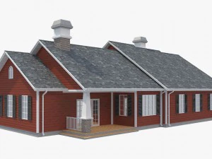 family house6 3D Model