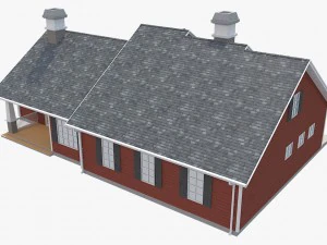 family house6 3D Model