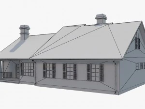 family house6 3D Model