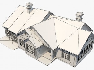 family house6 Model 3D