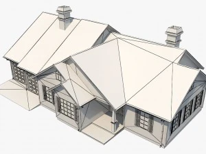 family house6 3D Model