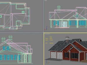 family house6 Model 3D