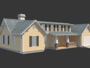 family house7 3D Model