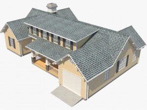 family house7 3D Model