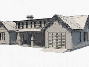 family house7 3D Model