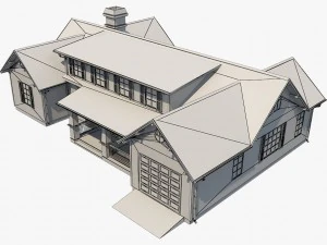 family house7 3D Model