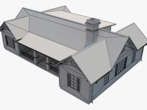 family house7 3D Model