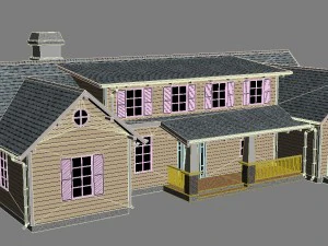 family house7 3D Model