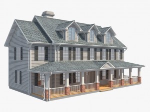 family house8 3D मॉडल