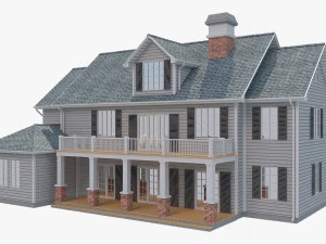 family house8 3D Model