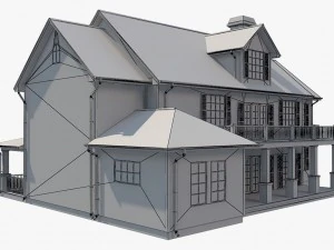 family house8 3D Model