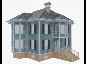 family house9 3D Model