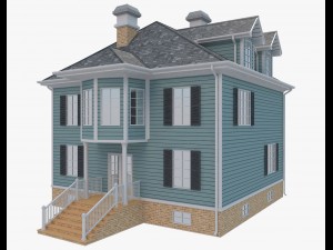 family house9 Modèle 3D