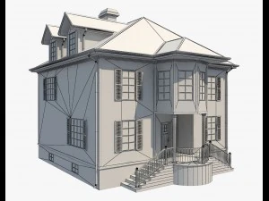family house9 3D Model